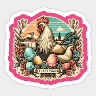 Easter Egger Chicken Sticker